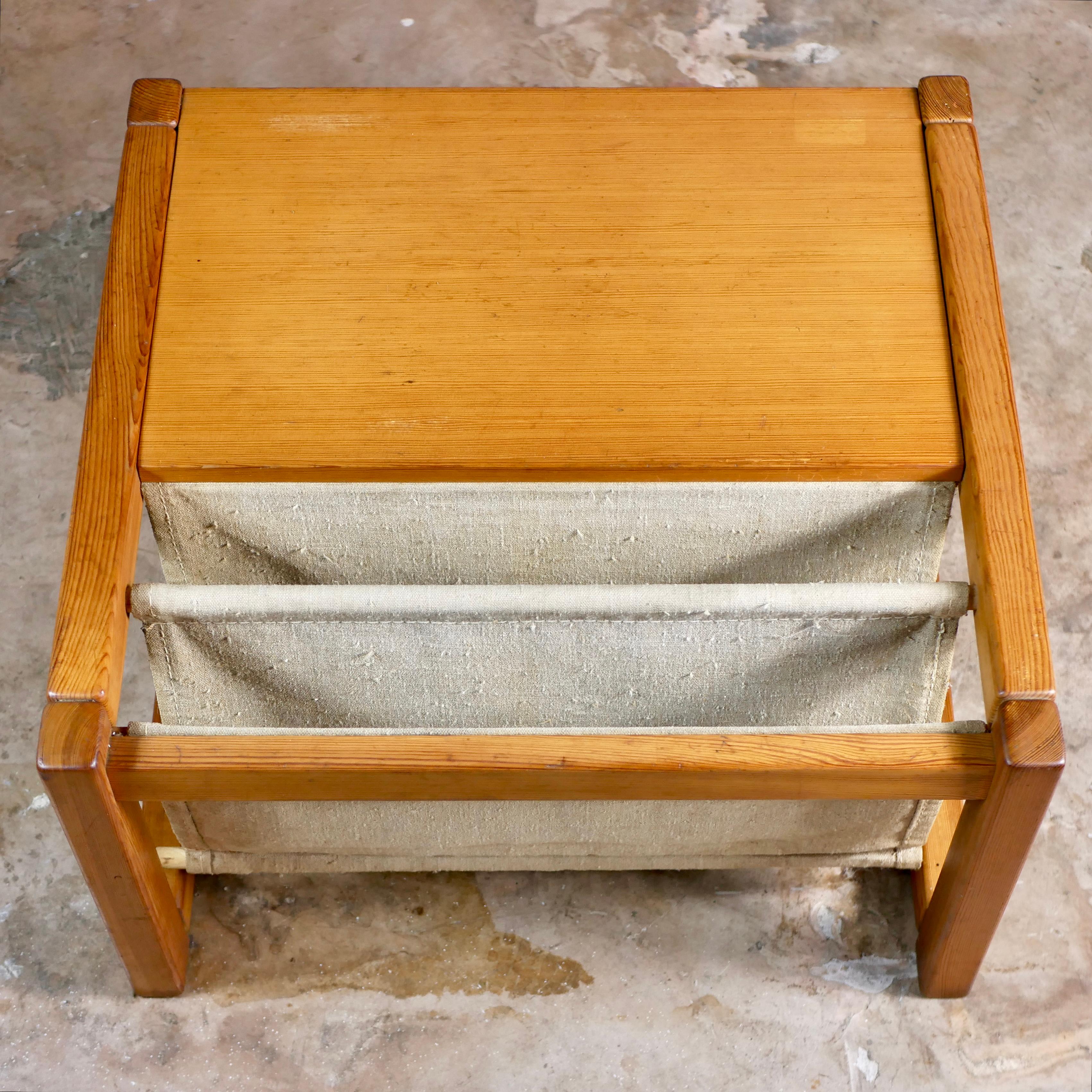 Table basse avec porte-revues, Karin Mobring pour Ikea, 1970 5