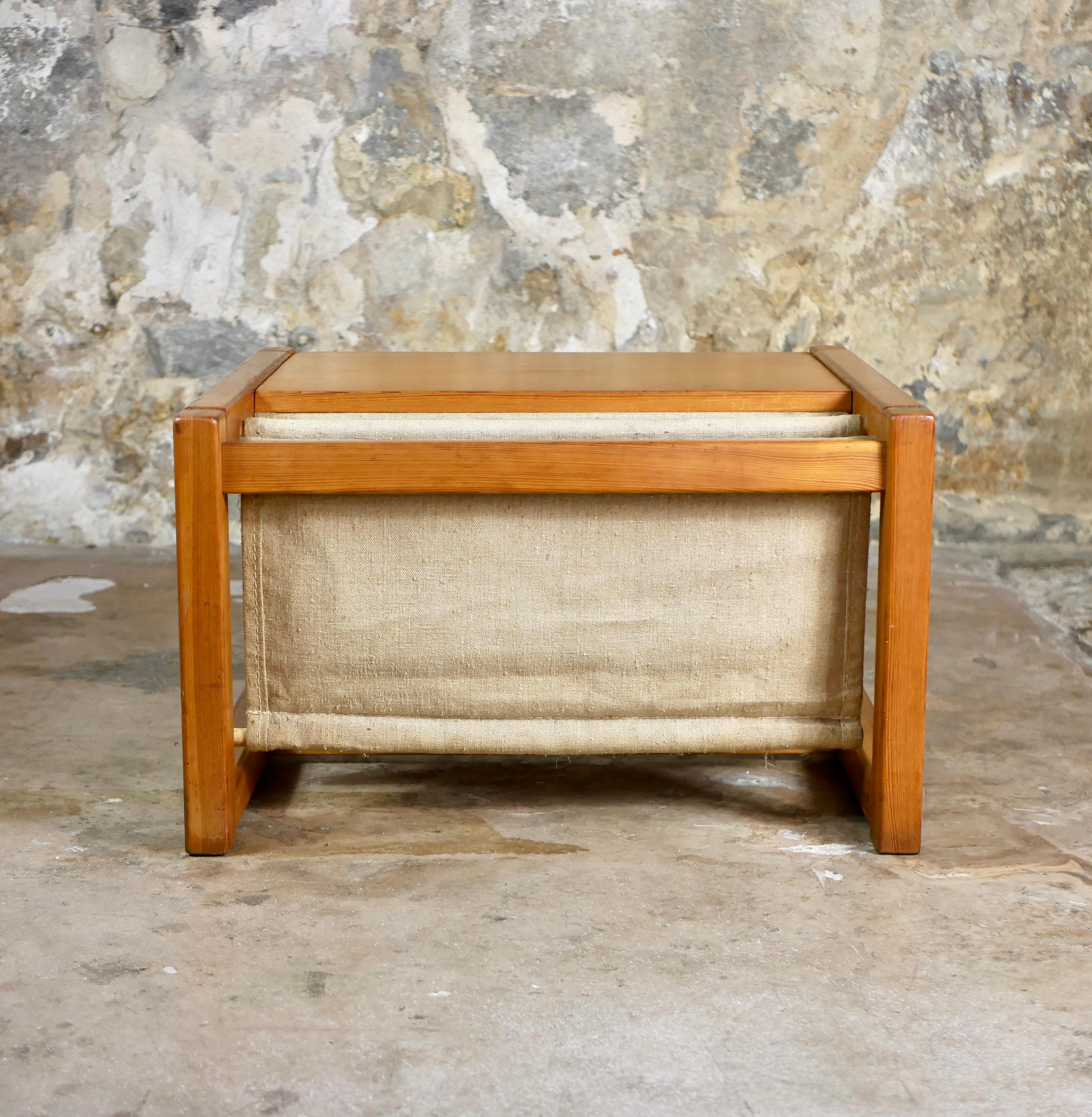 Table basse avec porte-revues, Karin Mobring pour Ikea, 1970 1