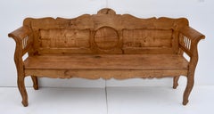 Pine and Oak Bench or Settle