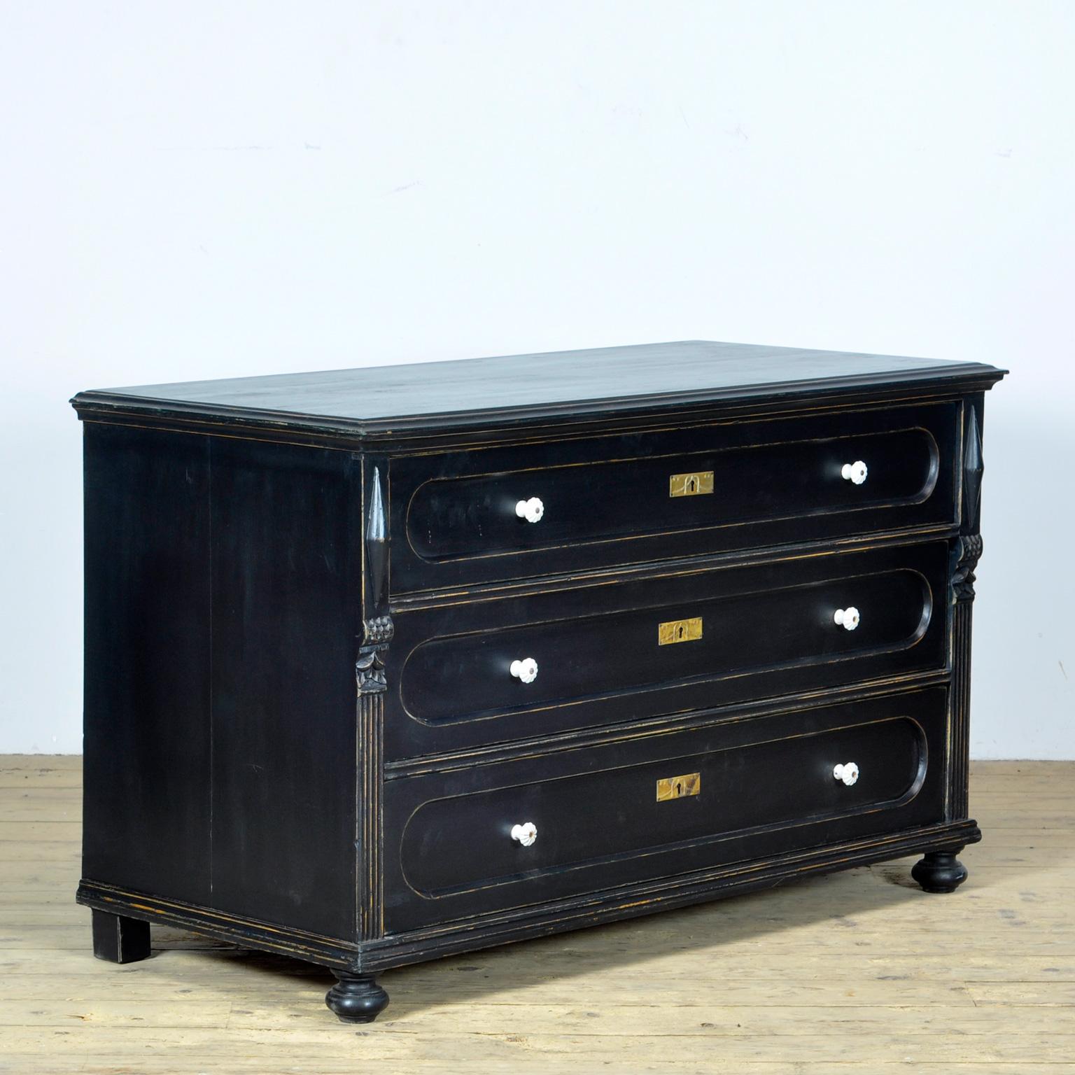 Rustic Pine and Oak Chest of Drawers, circa 1920