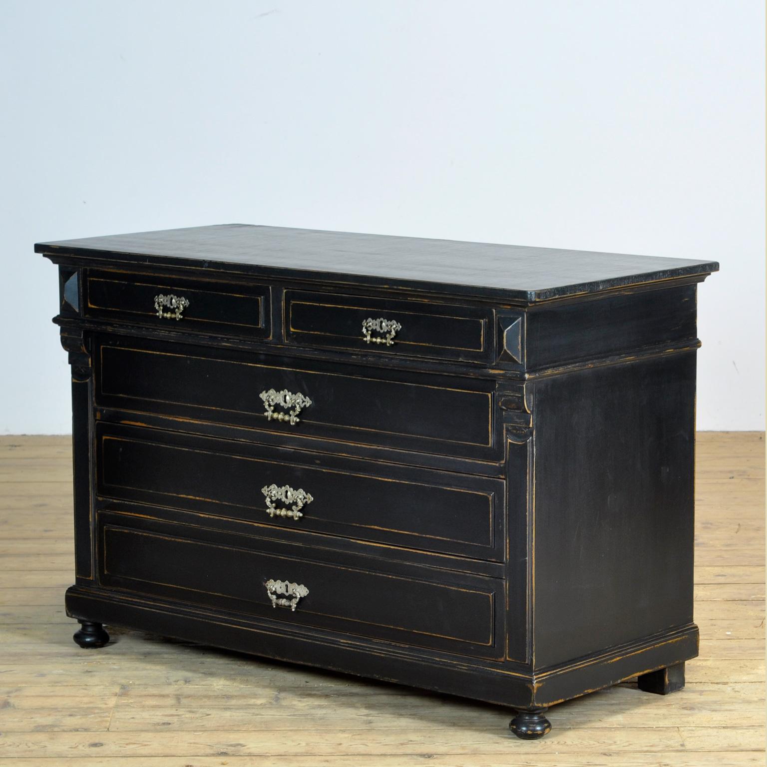Hungarian Pine and Oak Chest of Drawers, circa 1920
