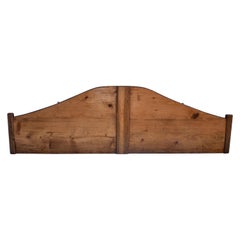 Antique Pine and Oak Full Size Headboard