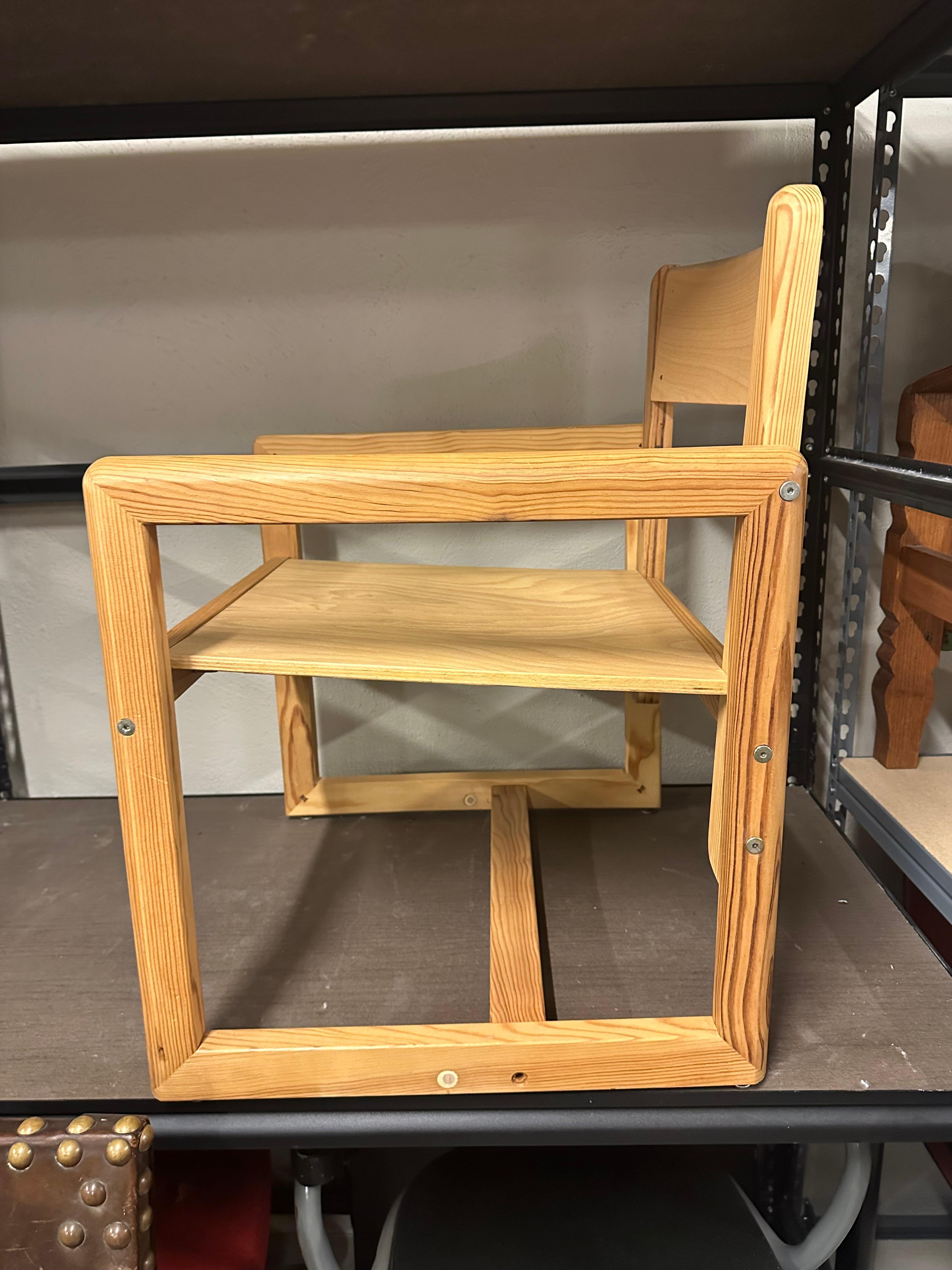 wooden dorm chair