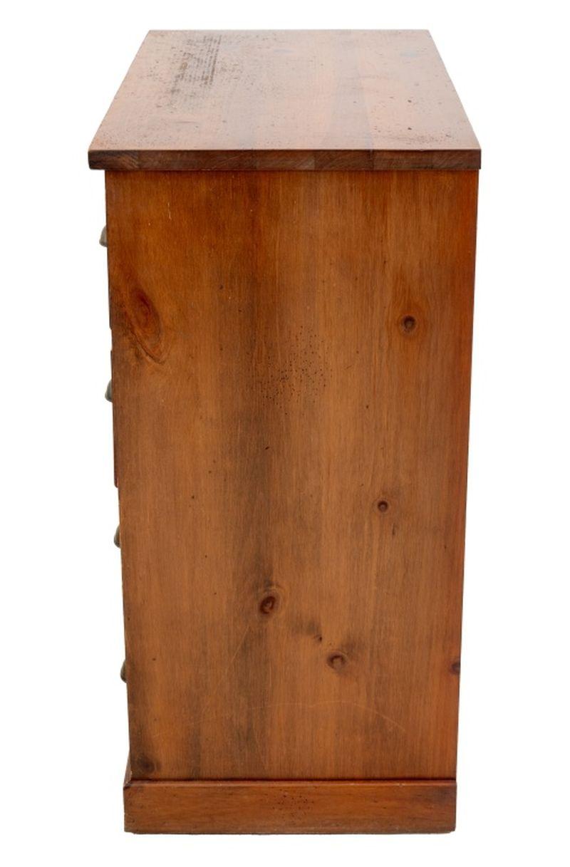 Pine Apothecary Cabinet Style Chest of Drawers For Sale 2