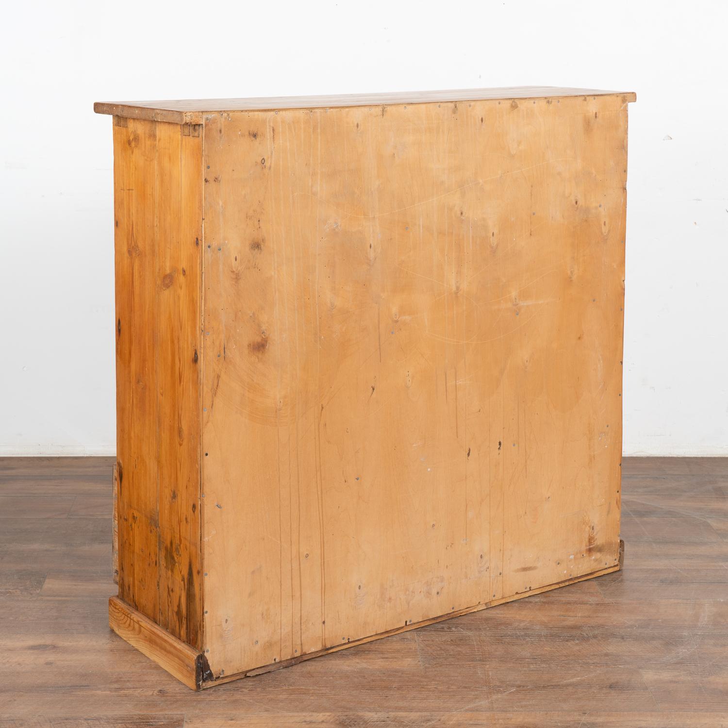 Pine Apothecary Console Chest of 16 Drawers, Denmark circa 1880 For Sale 5