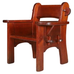 Pine armchair by David Rosén Model Berga, Nordiska Kompaniet, Sweden 1940s