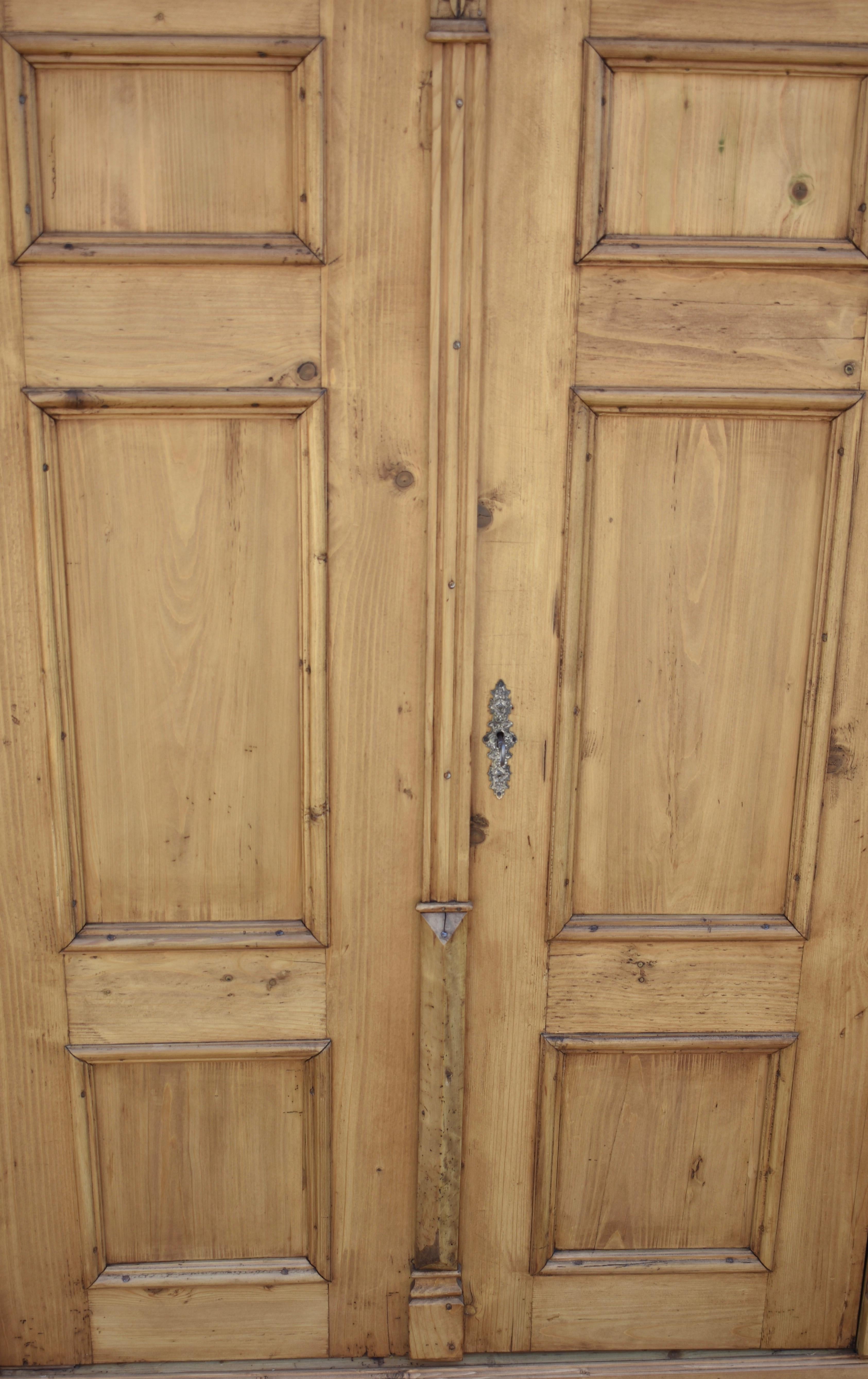 Pine Armoire with Two Doors 5