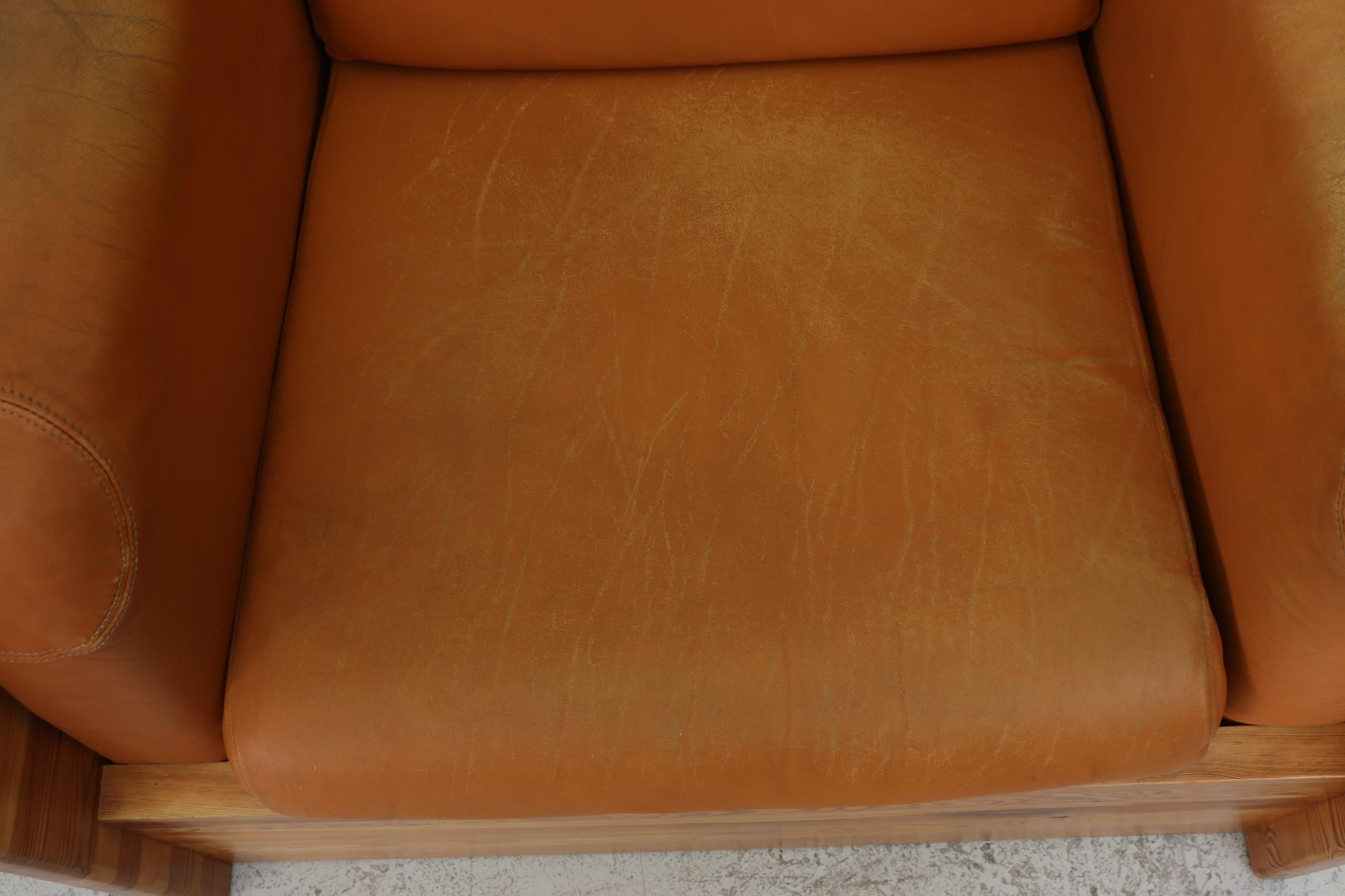 Late 20th Century Pine Ate van Apeldoorn Crate Style Lounge Chair