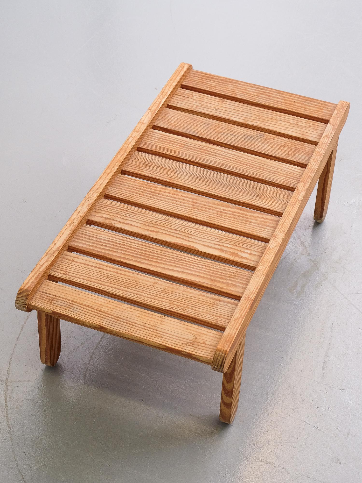 Pine Bench by Bernt Petersen, Denmark, 1960s For Sale 1