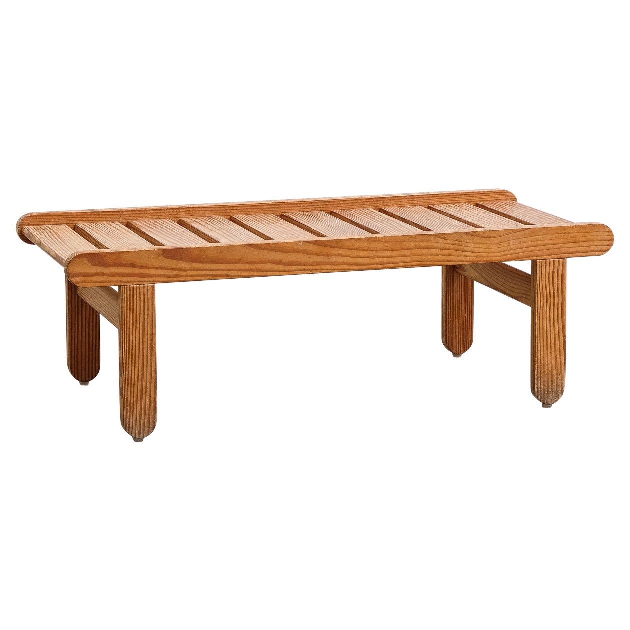 Banc en pin par Bernt Petersen, Danemark, années 1960