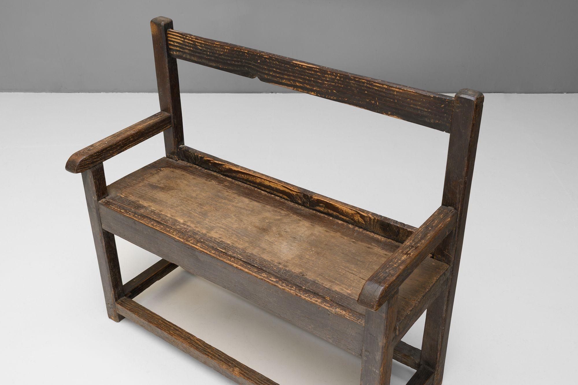 Rustic Pine Bench For Sale