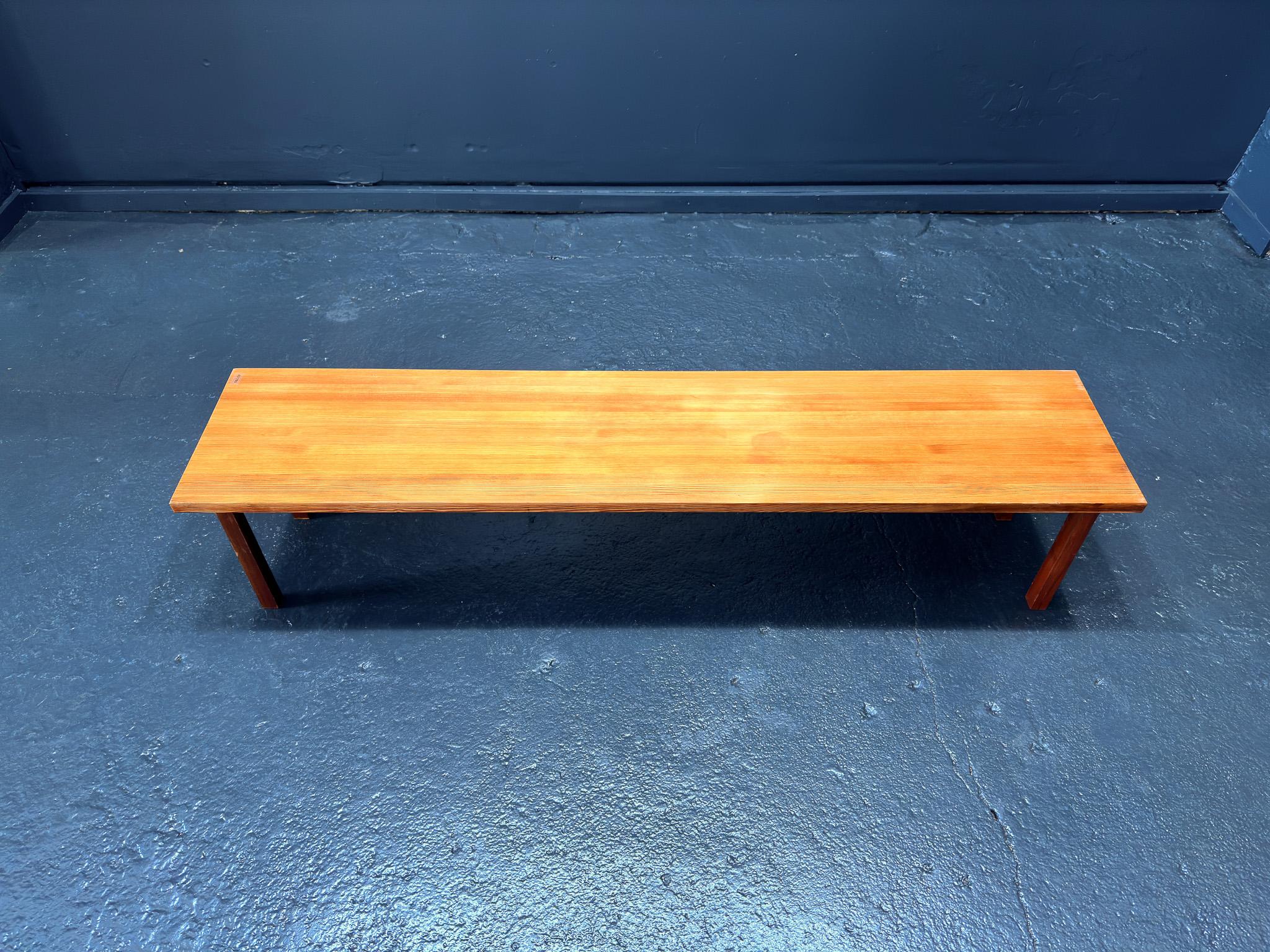 Danish Pine Bench For Sale