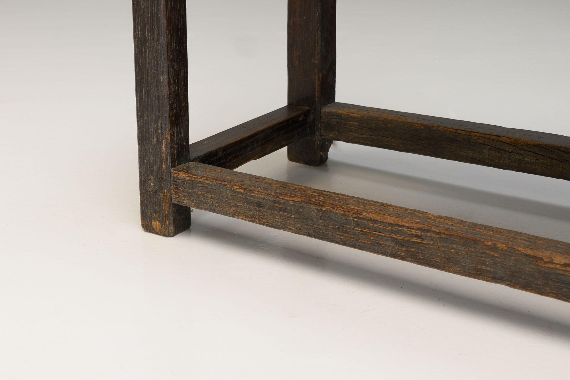 Late 19th Century Pine Bench For Sale