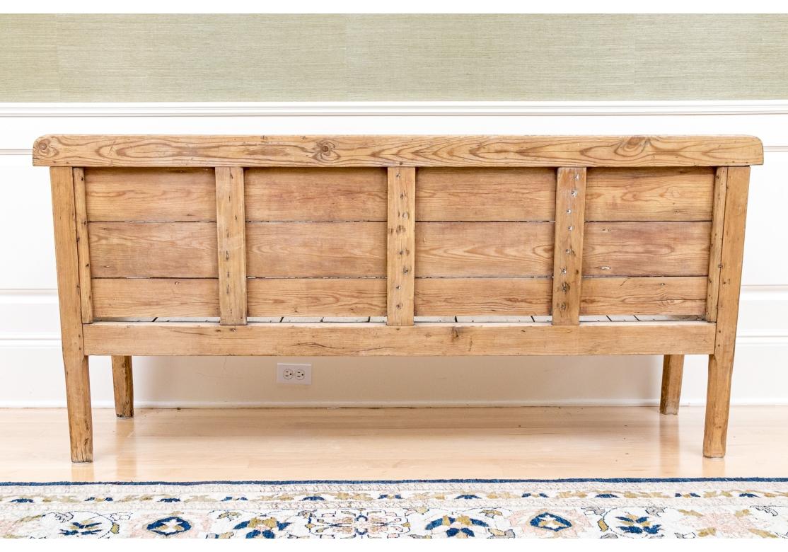 Bench aus Kiefernholz aus antikem Holz im rustikalen Stil  im Angebot 6