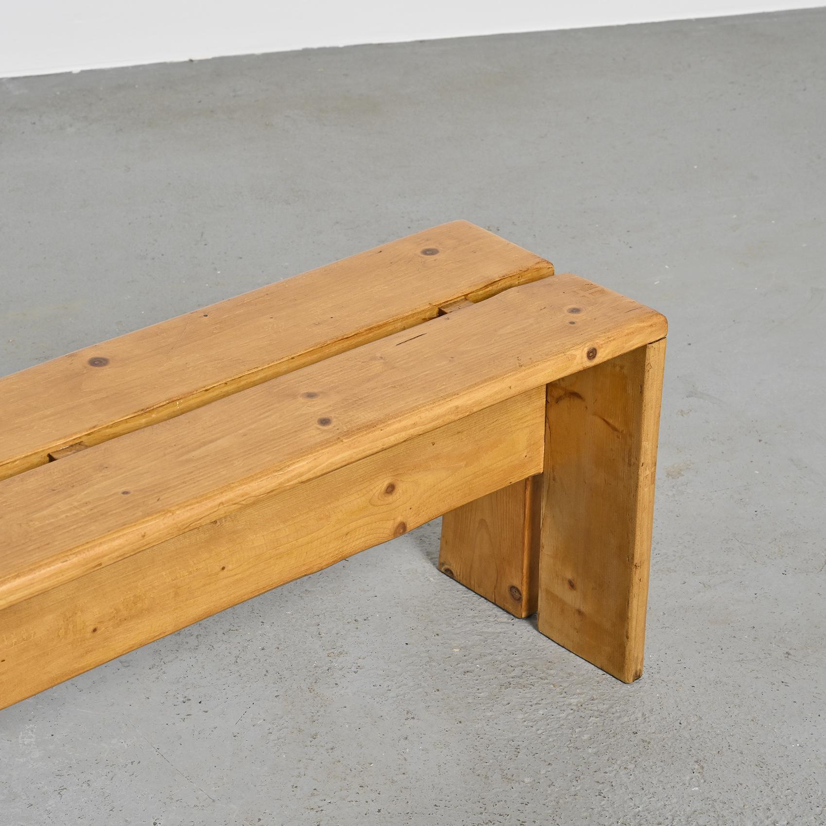 Pine Bench from Les Arcs, France, circa 1973 For Sale 5