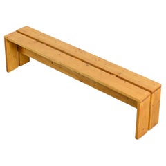 Pine Bench from Les Arcs, France, circa 1973