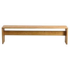 Pine Bench from Les Arcs, France, circa 1973