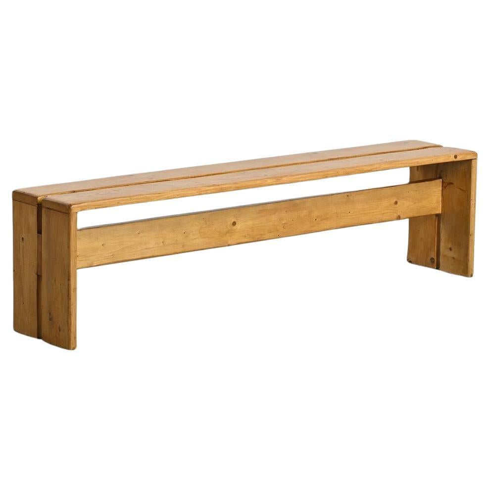 Pine Bench from Les Arcs, France, circa 1973 For Sale