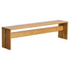 Pine Bench from Les Arcs, France, circa 1973