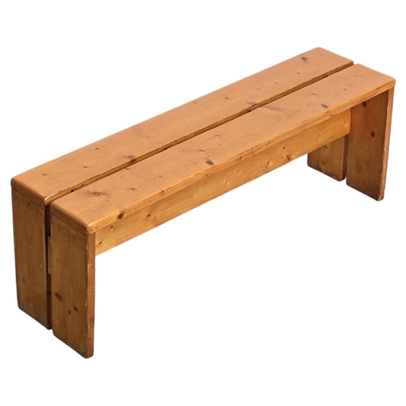 Banc en pin des Arcs, France, vers 1973 en vente