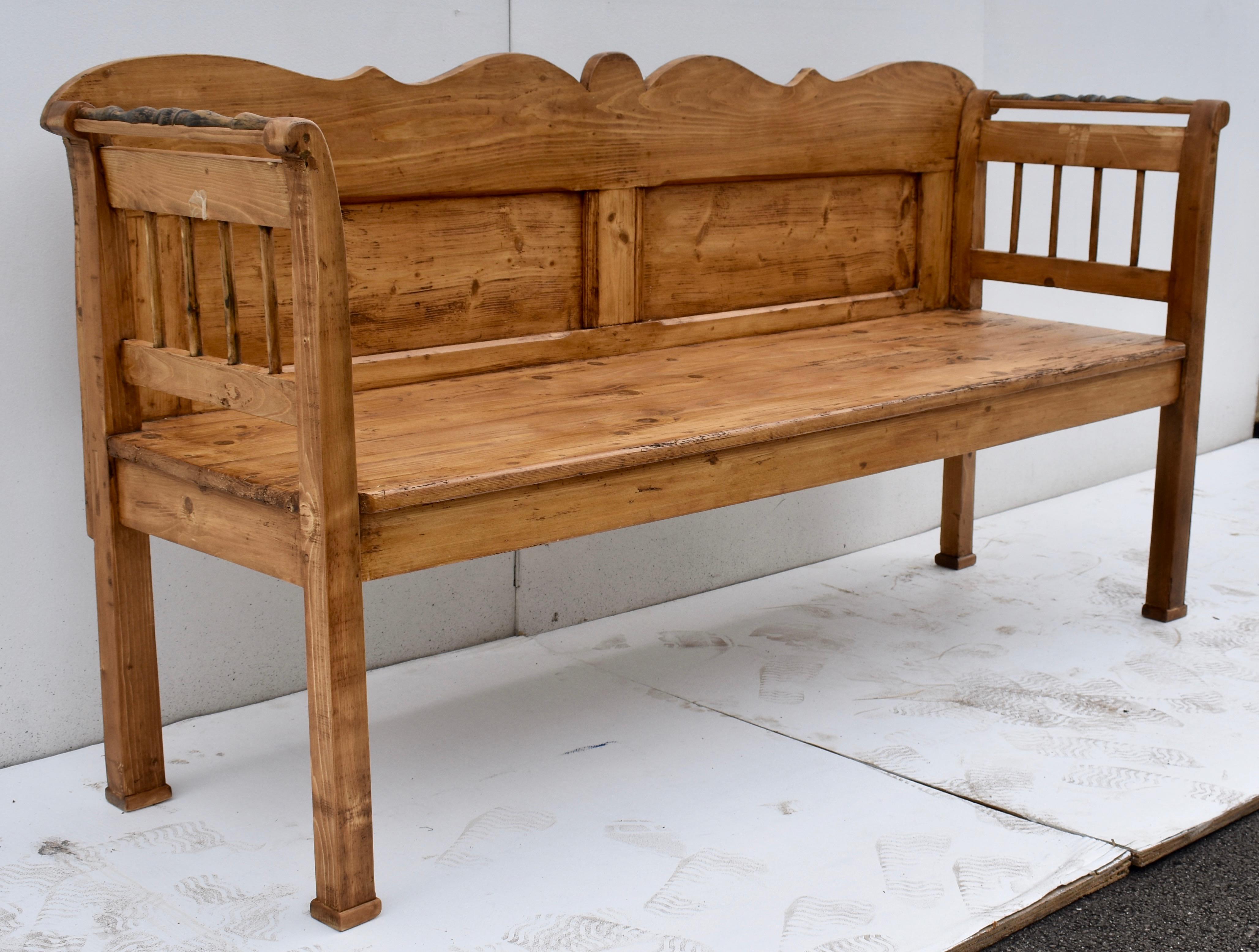 Country Pine Bench or Settle