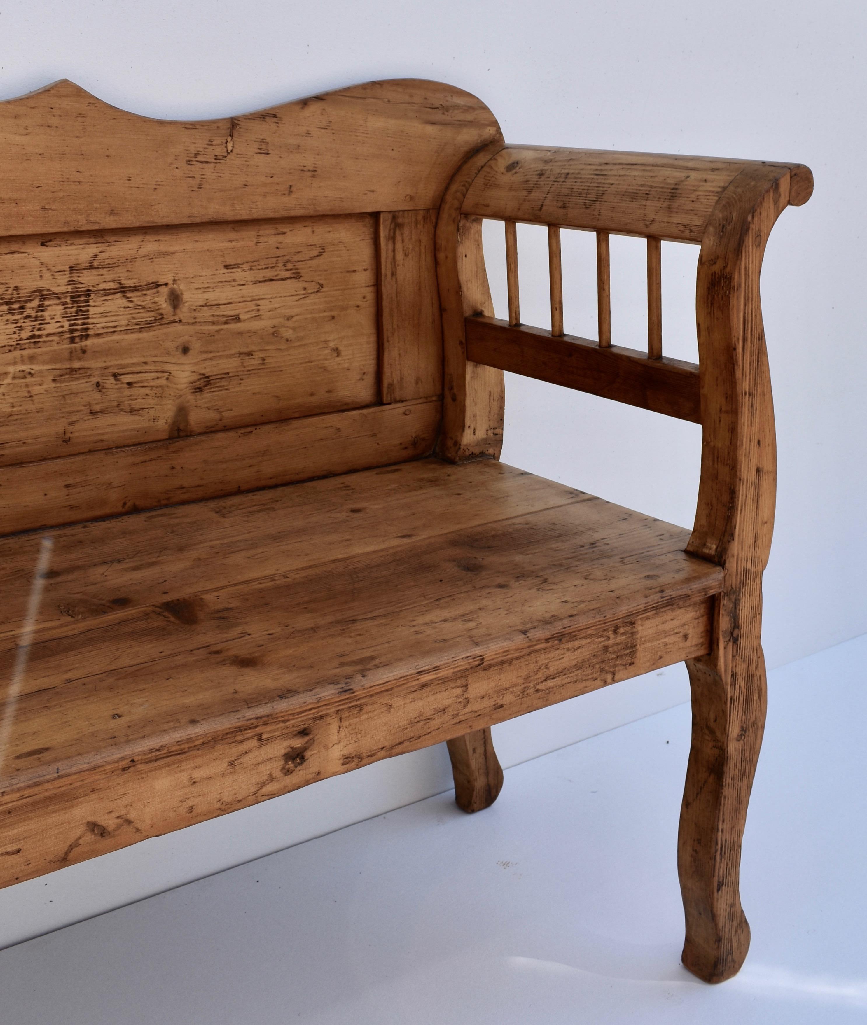 Polished Pine Bench or Settle