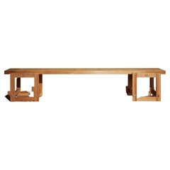 Vintage Pine bench 'Trybo' by Edvin Helseth