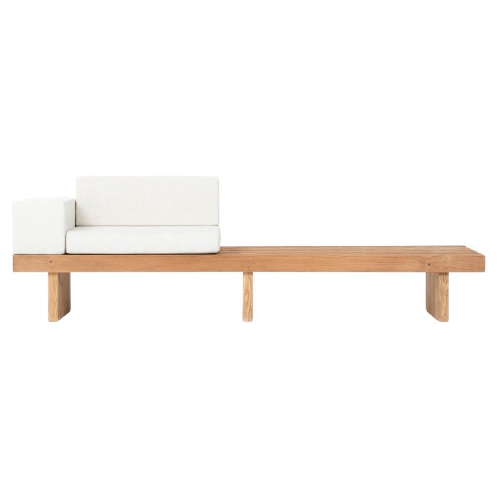 Pine Bench with Cushions, 1950