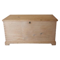 Pine Blanket Chest, English, 19th Century