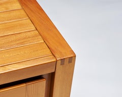 Pine Cabinet by Pierre Chapo for Maison Regain, France, c. 1970