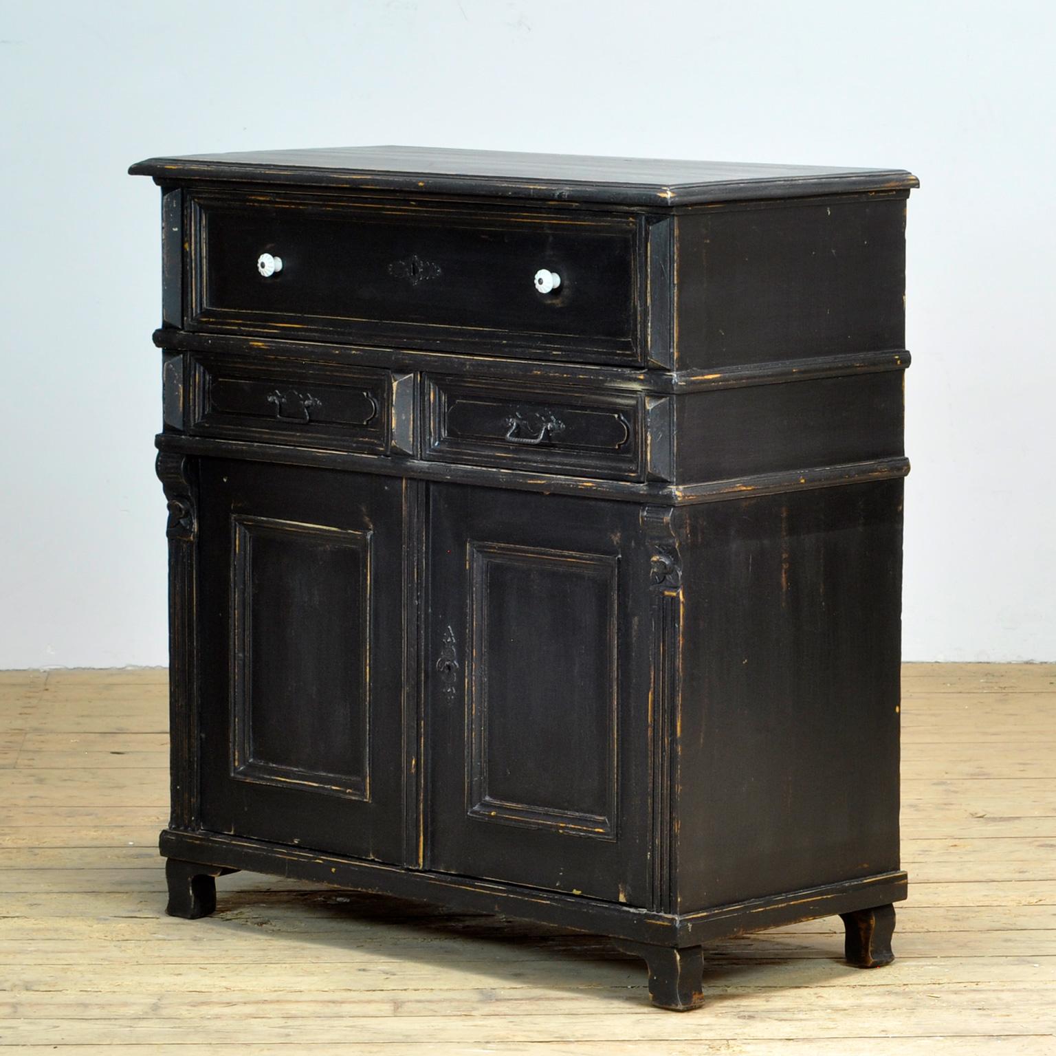 Hungarian Pine Cabinet, Circa 1920 For Sale