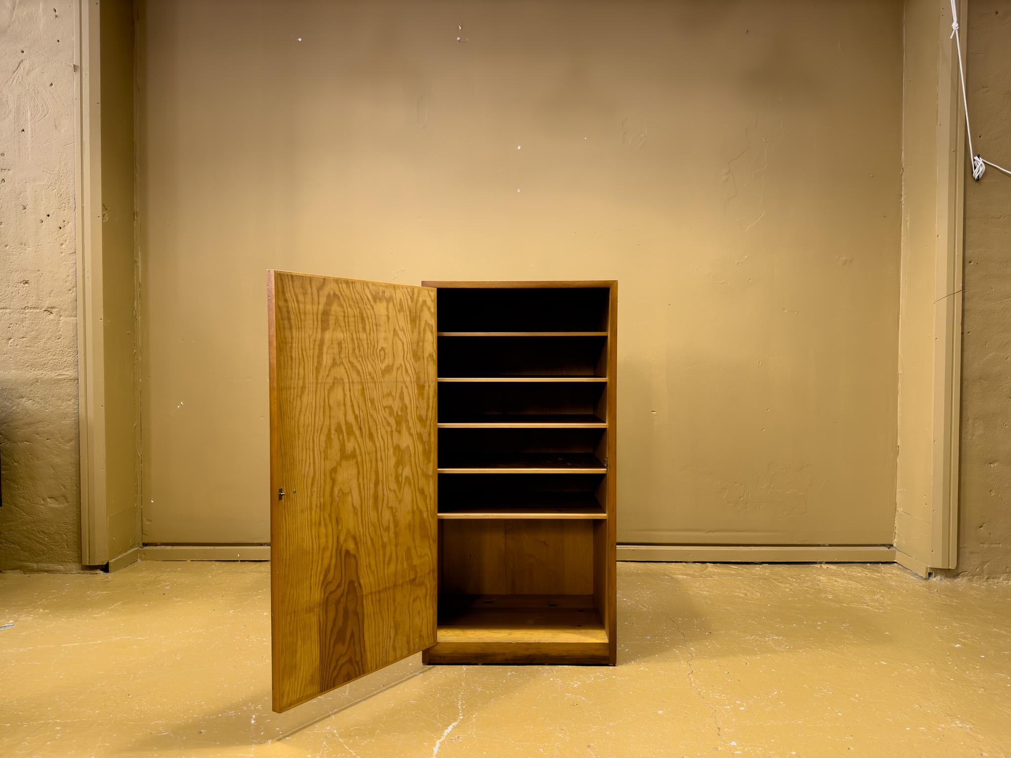 Mid-Century Modern Pine Cabinet For Sale