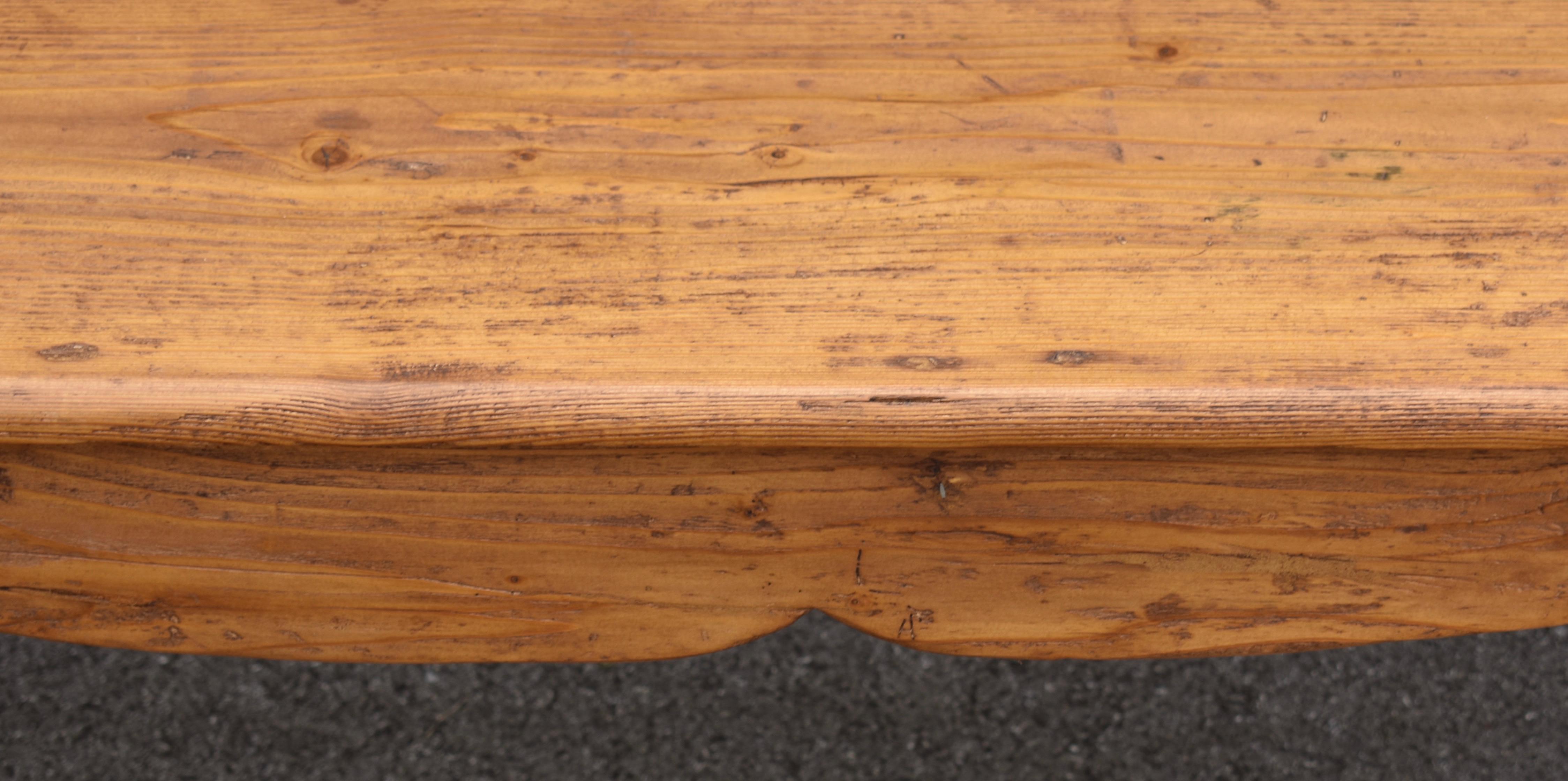 Pine Camel-Back Bench or Settle 3