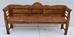 Pine Camel Back Bench or Settle