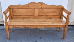 Pine Camel-Back Bench or Settle