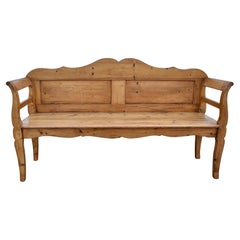 Pine Camel-Back Bench or Settle