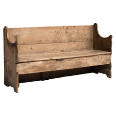 Pine Catalan Bench, Spain 19th Century