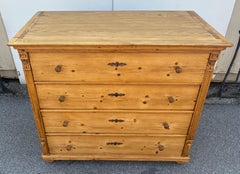 Pine Central European Chest of Four Drawers