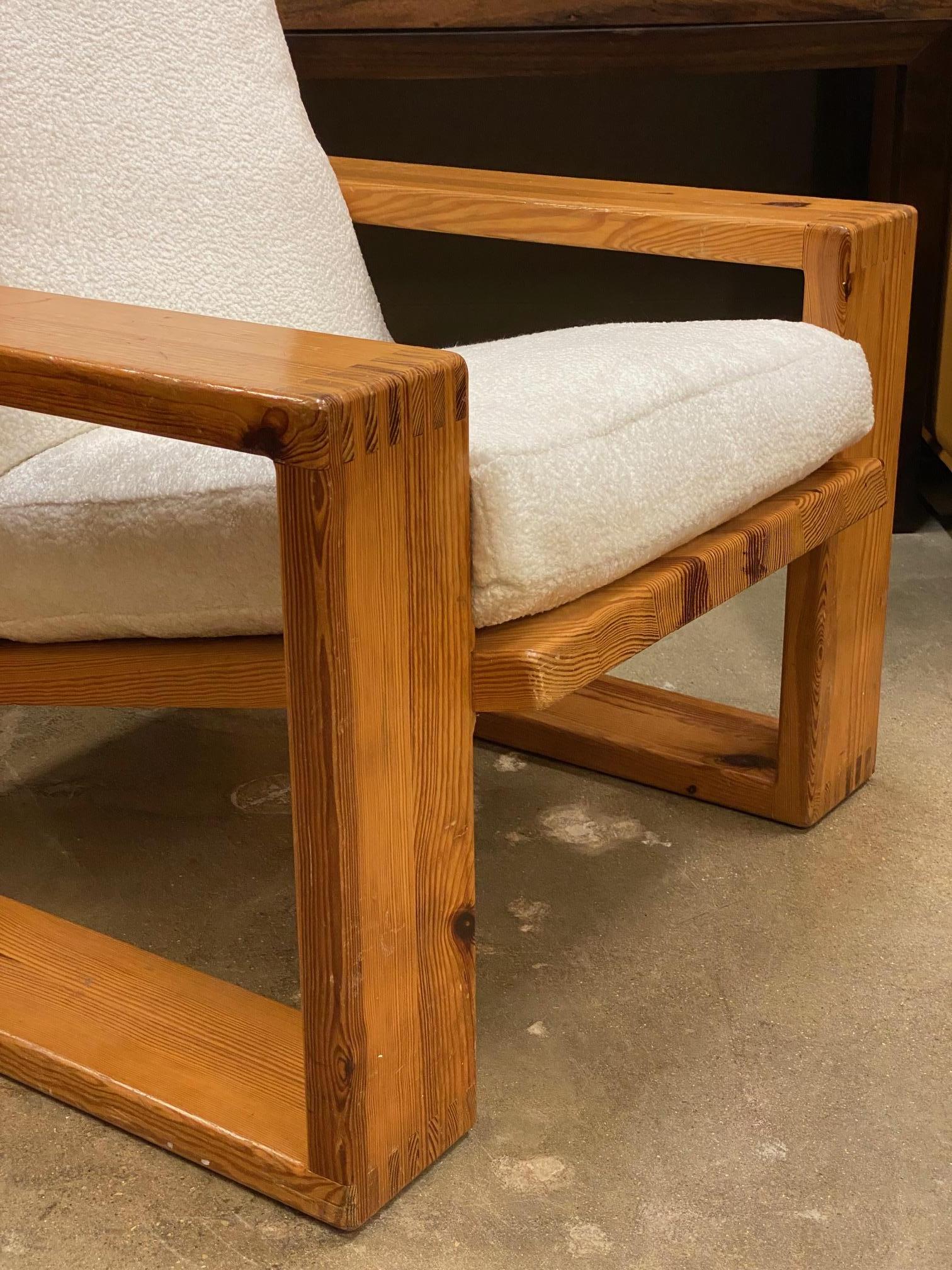 Silla de pino, Ate Van Apeldoorn, NL Años 70 en venta 2