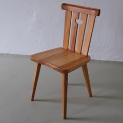 Pine Chair by Goran Malmvall, Sweden, 1940s
