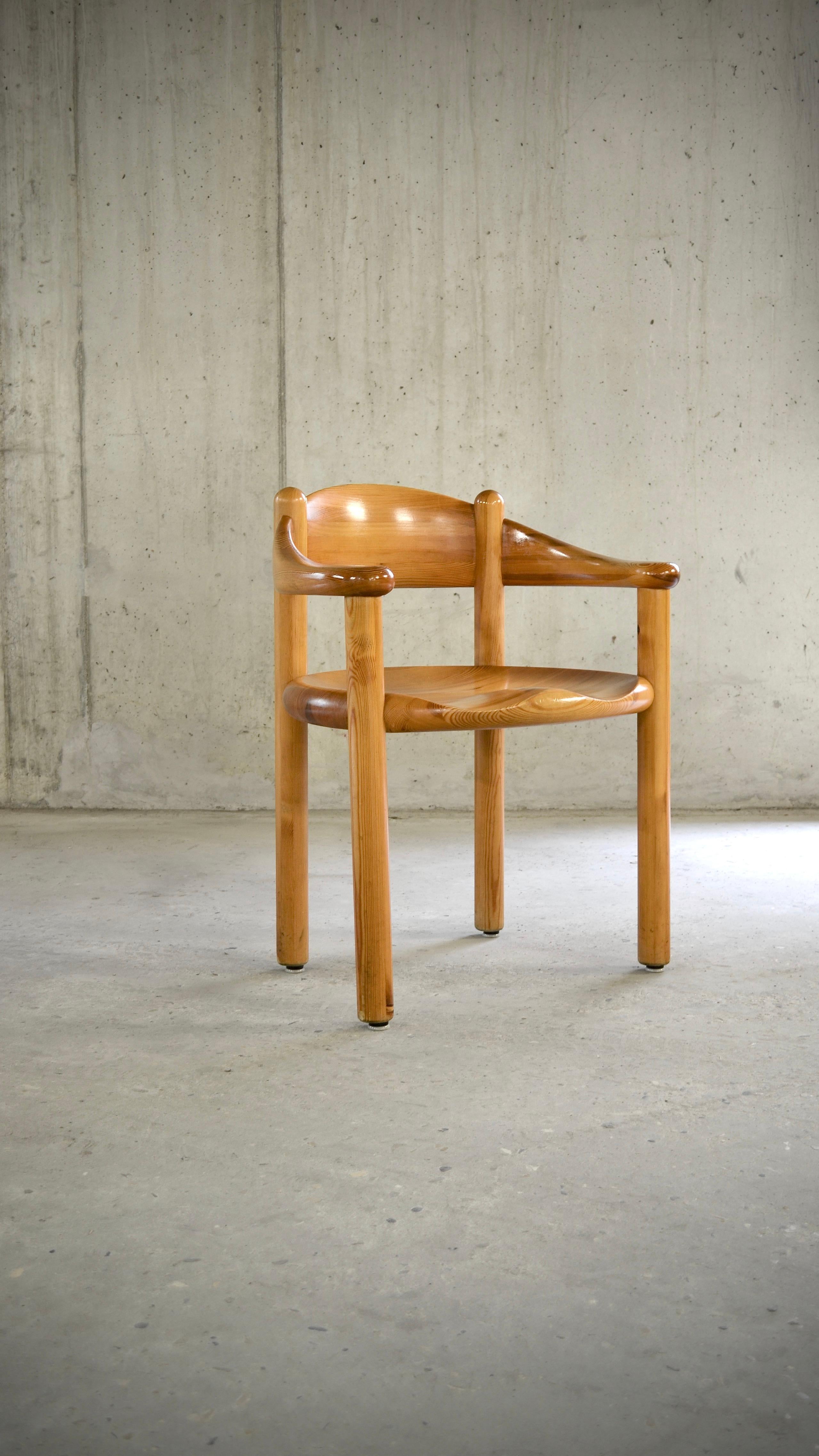 Pine Chairs, Rainer Daumiller, Denmark, 1970's For Sale 4