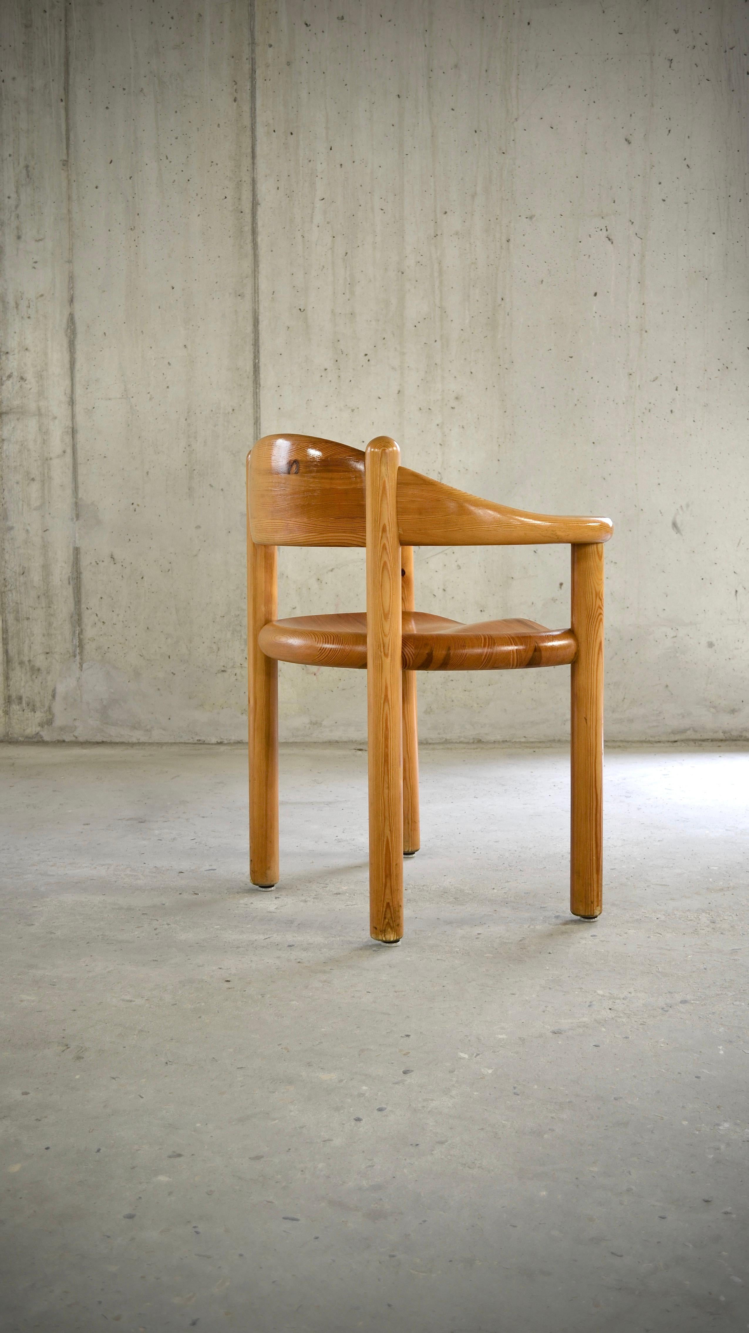 Pine Chairs, Rainer Daumiller, Denmark, 1970's For Sale 6