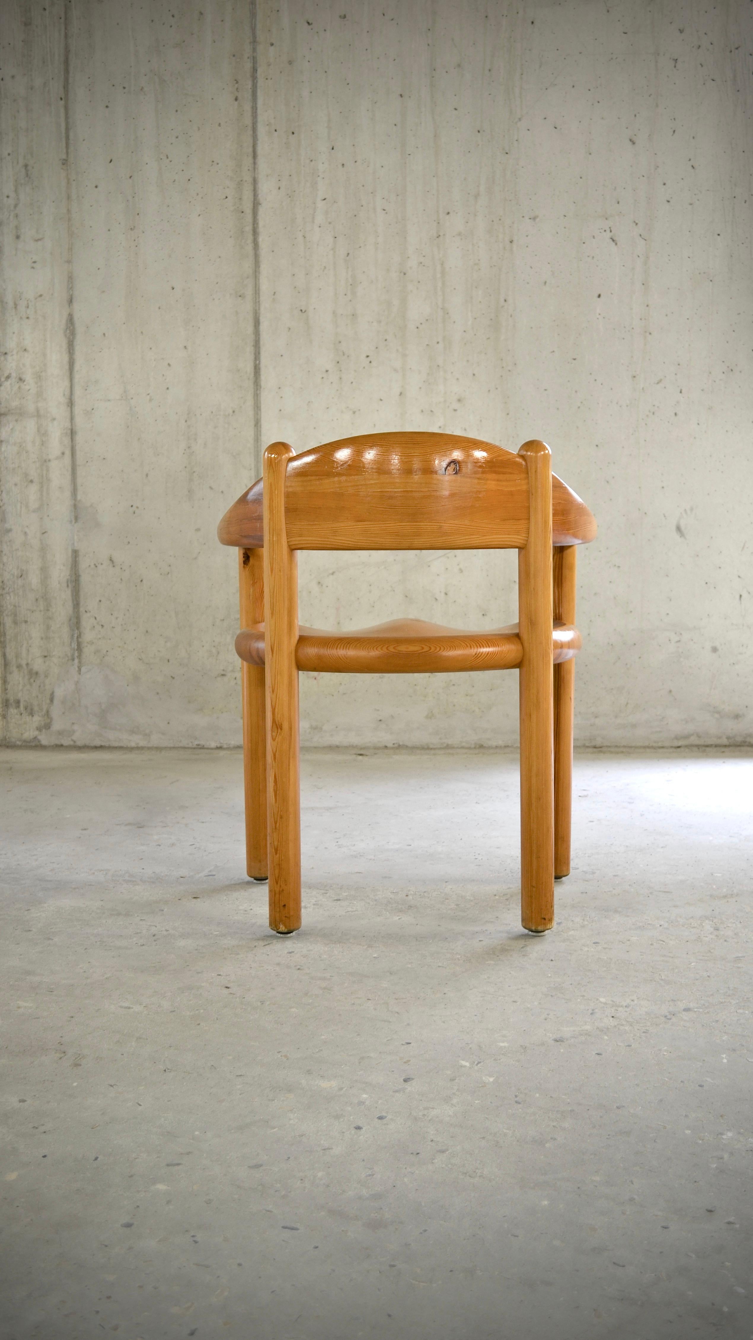 Pine Chairs, Rainer Daumiller, Denmark, 1970's For Sale 7