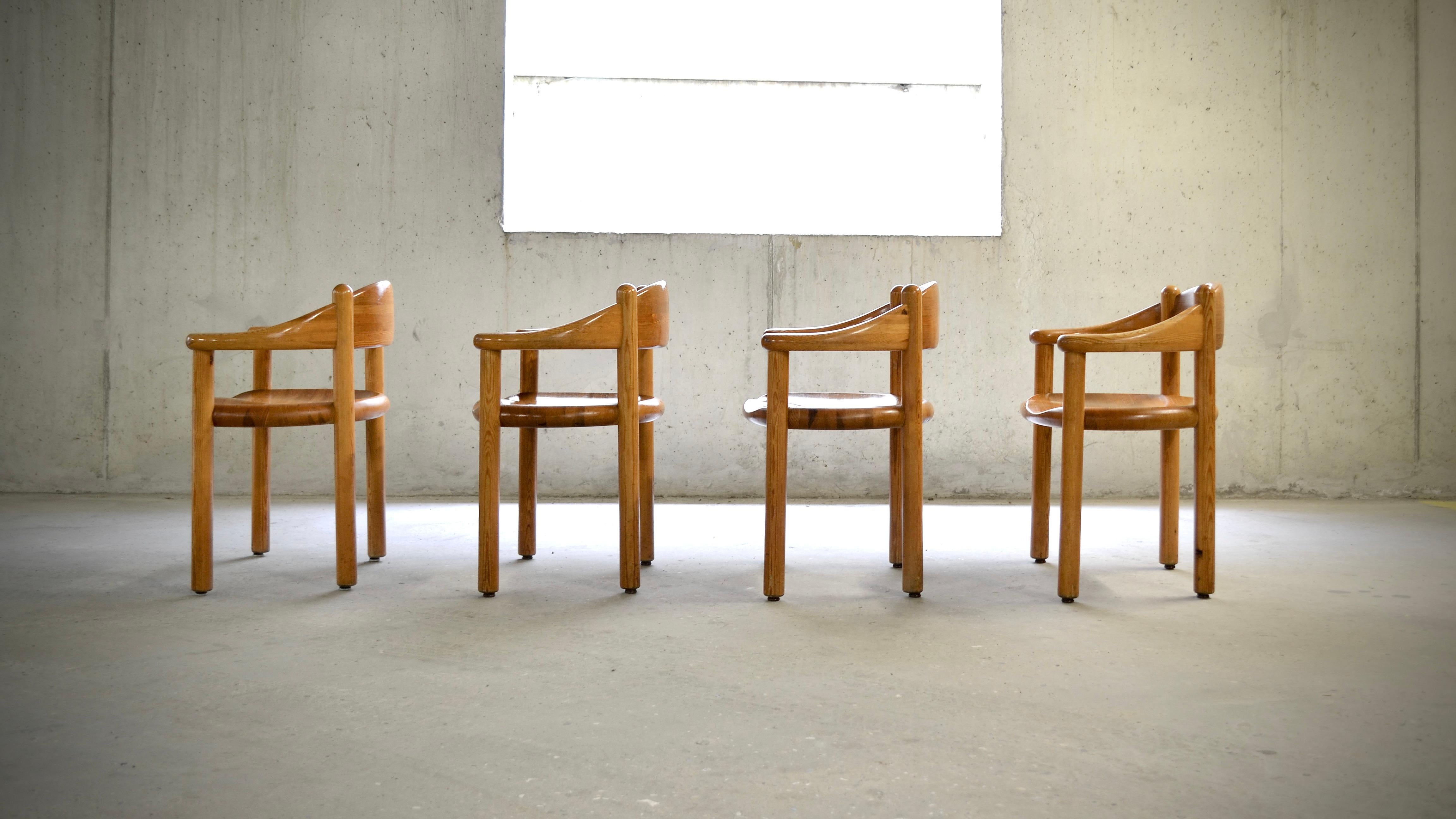 Pine Chairs, Rainer Daumiller, Denmark, 1970's For Sale 14