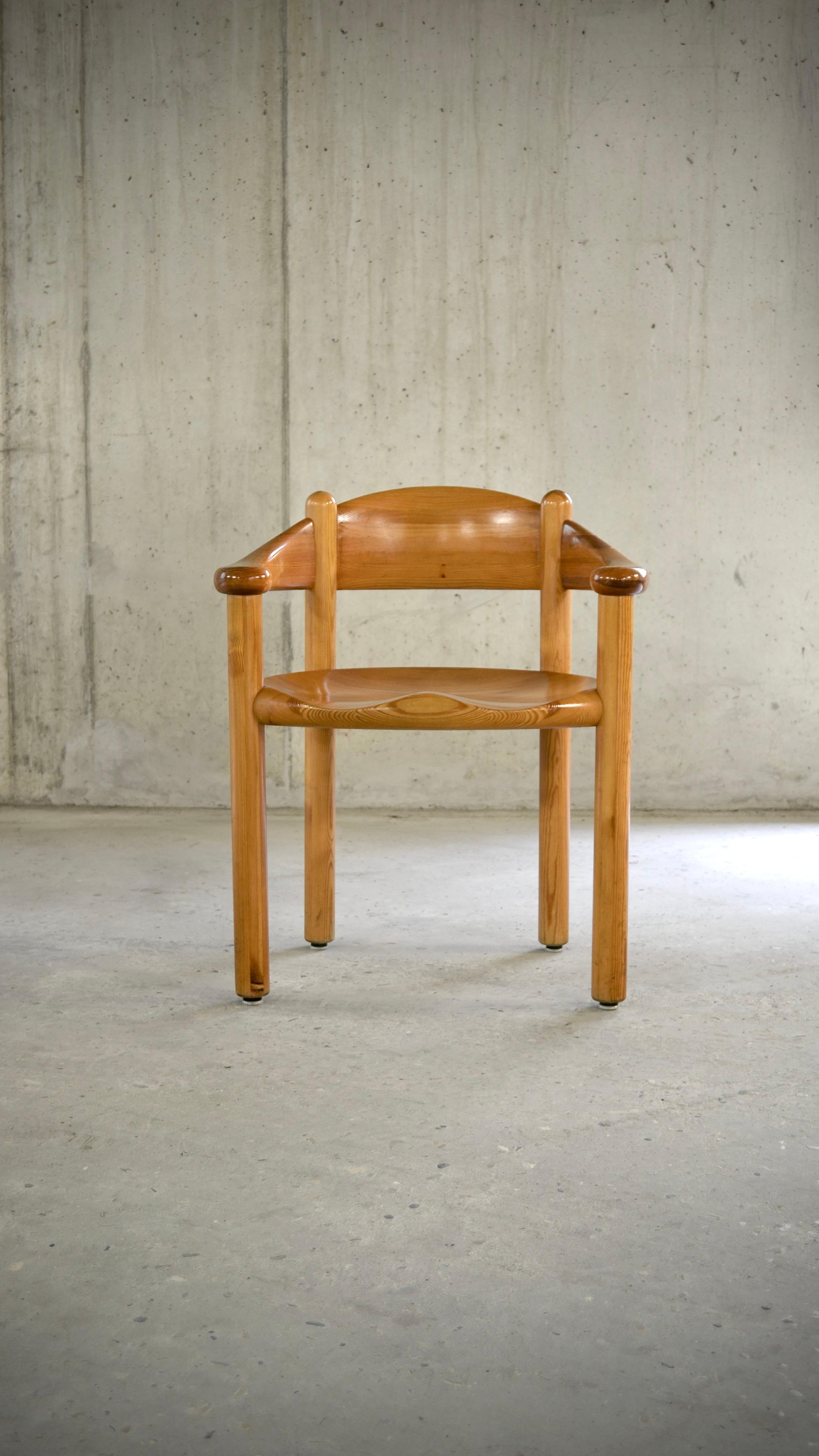 Pine Chairs, Rainer Daumiller, Denmark, 1970's For Sale 3