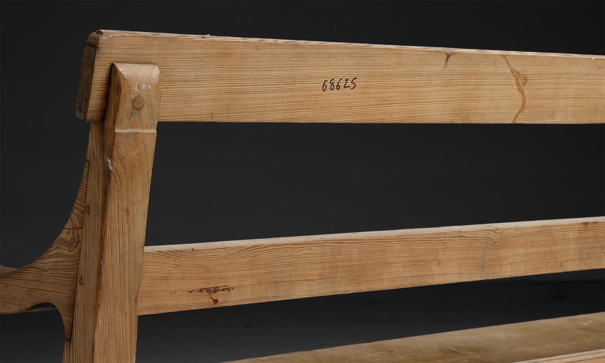 Pine Chapel Bench, England circa 1840 5