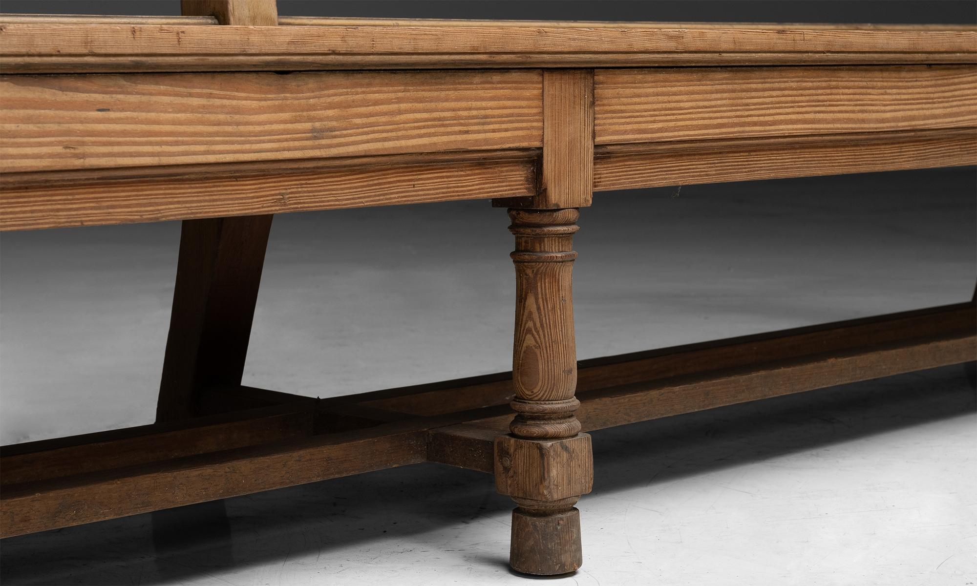 Pine Chapel Bench, England circa 1840 4