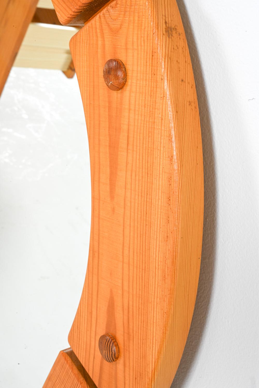 Pine Chest And Mirror By Christian Langeström, 