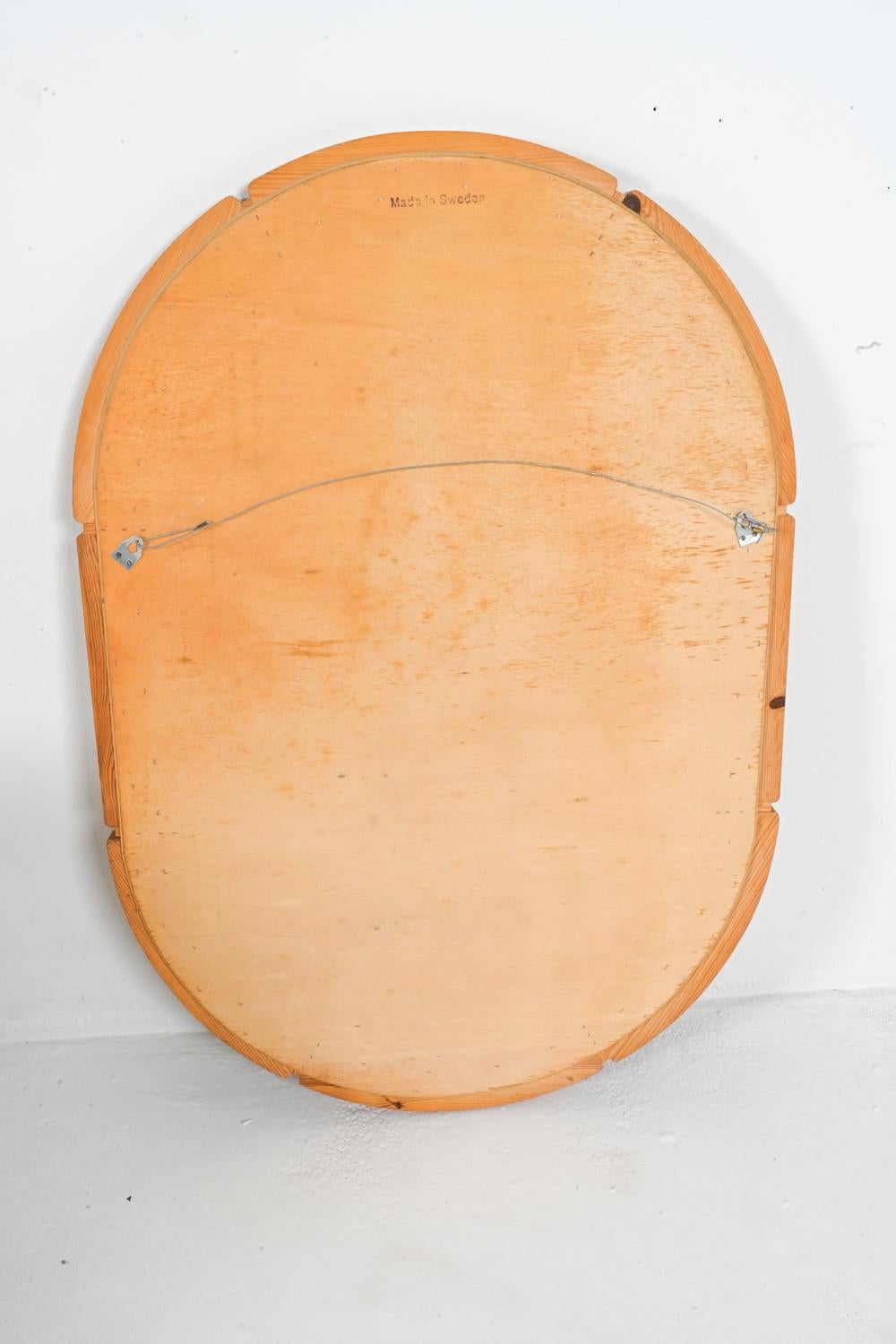 Pine Chest And Mirror By Christian Langeström, 
