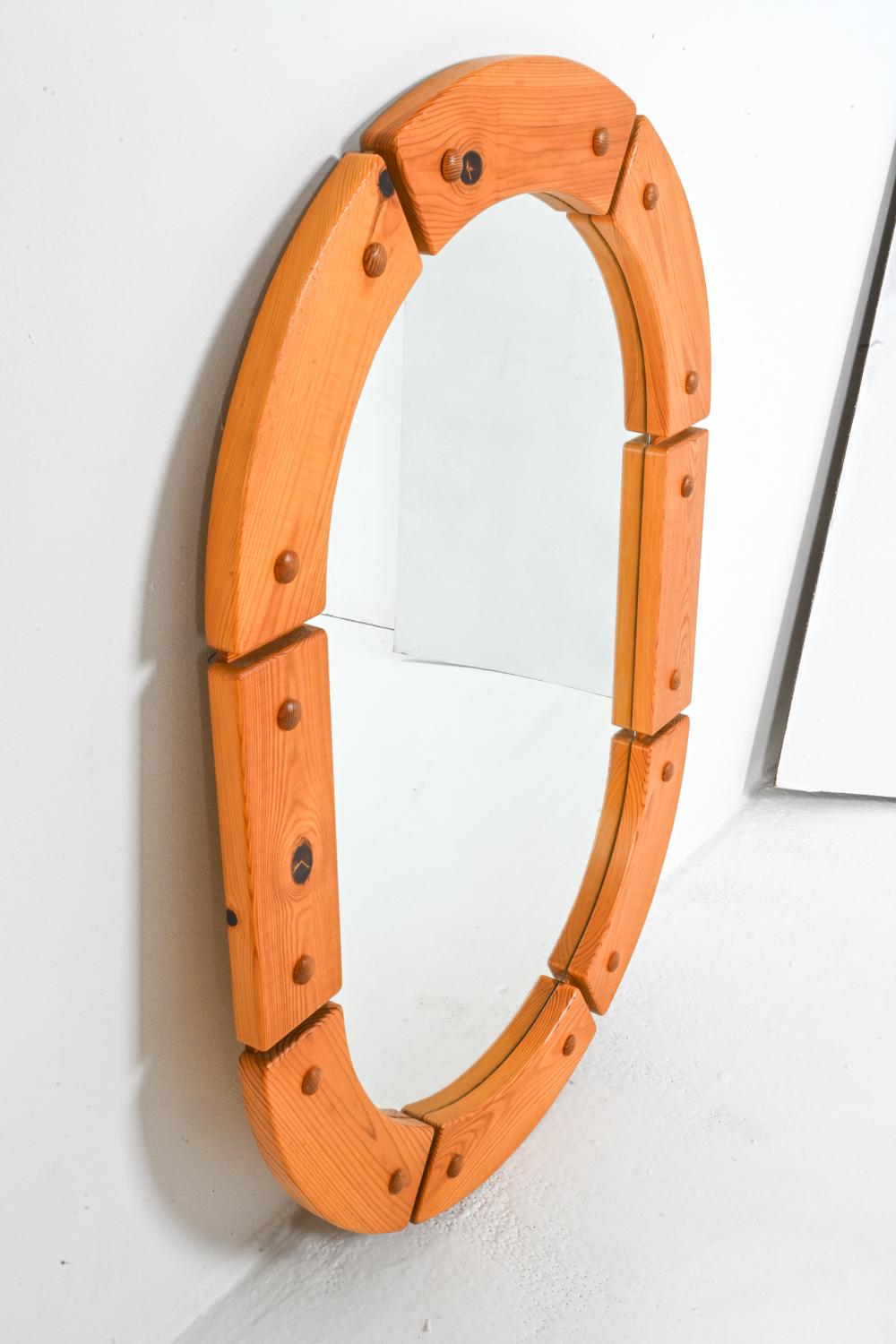 Glass Pine Chest And Mirror By Christian Langeström, 